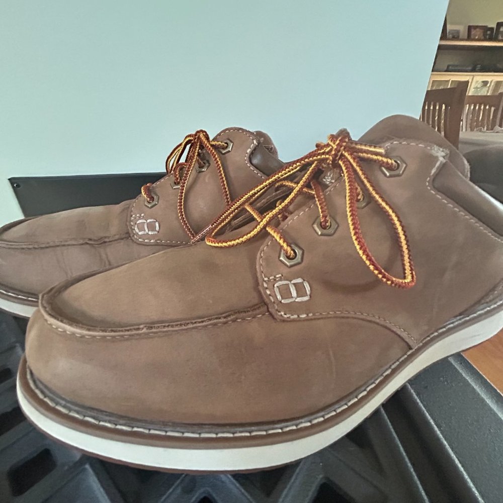 LL Bean Stonington moc toe shoes size 11 wide - Picture 2 of 6